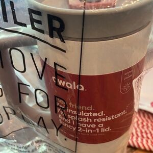 Owala metal white tumbler 40 oz